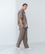 LINEN PIN HEAD SHORT-SLEEVE SHIRTS