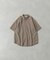LINEN PIN HEAD SHORT-SLEEVE SHIRTS