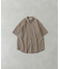 LINEN PIN HEAD SHORT-SLEEVE SHIRTS
