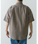 LINEN PIN HEAD SHORT-SLEEVE SHIRTS