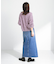 Aラインデニムスカート