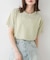 クルーネックラメTシャツ(半袖)