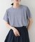 クルーネックラメTシャツ(半袖)