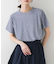 クルーネックラメTシャツ(半袖)