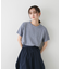 クルーネックラメTシャツ(半袖)