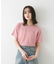 クルーネックラメTシャツ(半袖)
