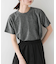 クルーネックラメTシャツ(半袖)