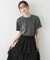 クルーネックラメTシャツ(半袖)
