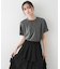 クルーネックラメTシャツ(半袖)