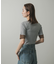 『一部WEB限定カラー』クルーネックリンガーボーダーTシャツ(5分袖)