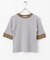 『一部WEB限定カラー』クルーネックリンガーボーダーTシャツ(5分袖)