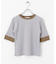 『一部WEB限定カラー』クルーネックリンガーボーダーTシャツ(5分袖)