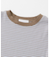 『一部WEB限定カラー』クルーネックリンガーボーダーTシャツ(5分袖)