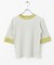 『一部WEB限定カラー』クルーネックリンガーボーダーTシャツ(5分袖)