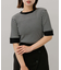 『一部WEB限定カラー』クルーネックリンガーボーダーTシャツ(5分袖)
