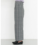 ターンアップチェックパンツ
