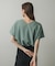 ミラノリブVネックTシャツ