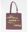 Pas De DANSE　Letter ToteBag