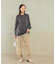 シアークルーネックロングTシャツ