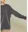 シアークルーネックロングTシャツ