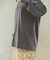 シアークルーネックロングTシャツ