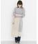 レイヤードシアー巻きスカート∴