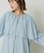 フリルケープブラウス