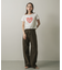 クロップドグラフィックTシャツ(半袖)
