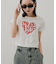 クロップドグラフィックTシャツ(半袖)