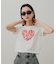 クロップドグラフィックTシャツ(半袖)