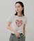 クロップドグラフィックTシャツ(半袖)