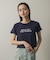 クロップドグラフィックTシャツ(半袖)