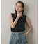 シャーリングパイピングカットトップ