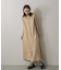 ZIPVネックカットワンピース