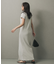 アシメネックリブワンピース
