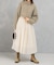 オーガンジープリーツスカート