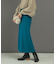 ウール混ブークレストレートスカート