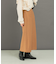 ウール混ブークレストレートスカート