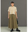 タフタロングフレアスカート
