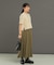 タフタロングフレアスカート