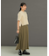 タフタロングフレアスカート