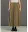 タフタロングフレアスカート