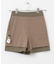 ウールライクスリットミニスコート