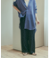 リネンレーヨンドットイージーパンツ