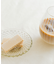 廣田硝子　あられ豆皿　アンバー