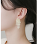ビーズシャワーピアス
