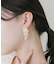 ビーズシャワーピアス