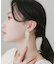 ビーズシャワーピアス