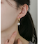 ステンレスパールドロップピアス