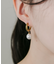 ステンレスパールドロップピアス